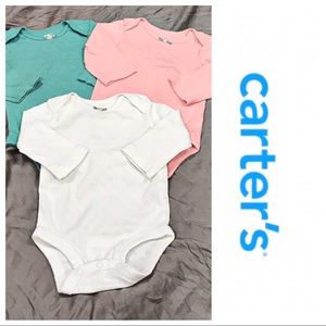 🔴SOLD🔴 Carter’s Long Sleeve Heart Bodysuits